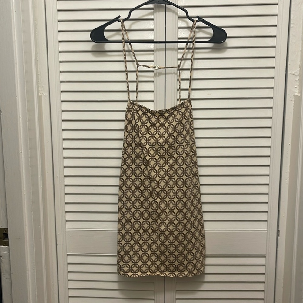 motel rocks backless mini dress